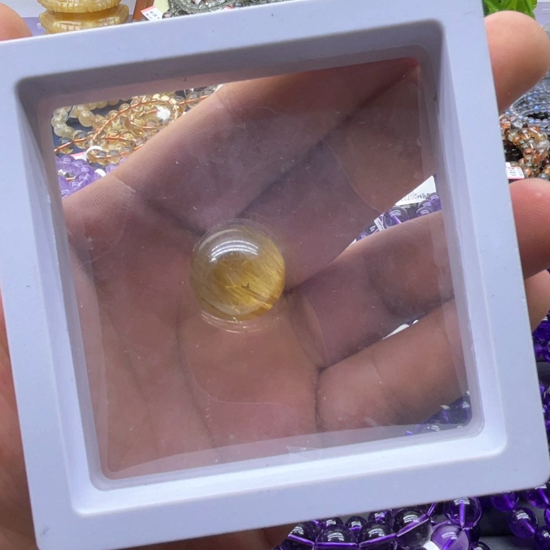 发晶手串未镶嵌发晶单珠