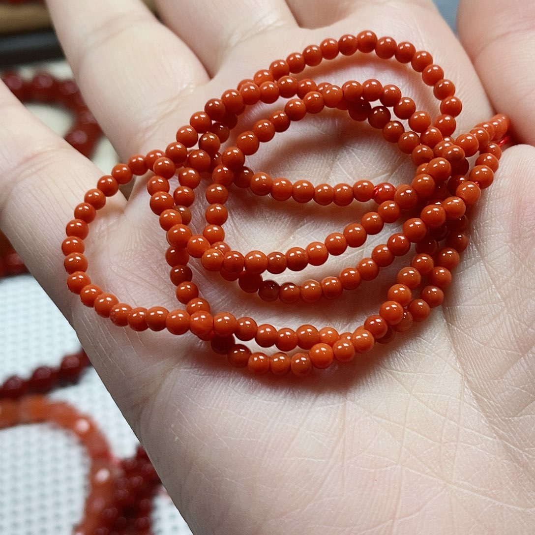 南红玛瑙未镶嵌单珠卡3