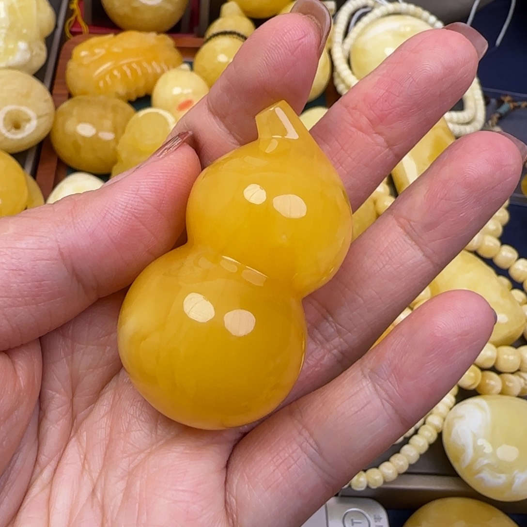 蜜蜡颈饰未镶嵌天然蜜蜡