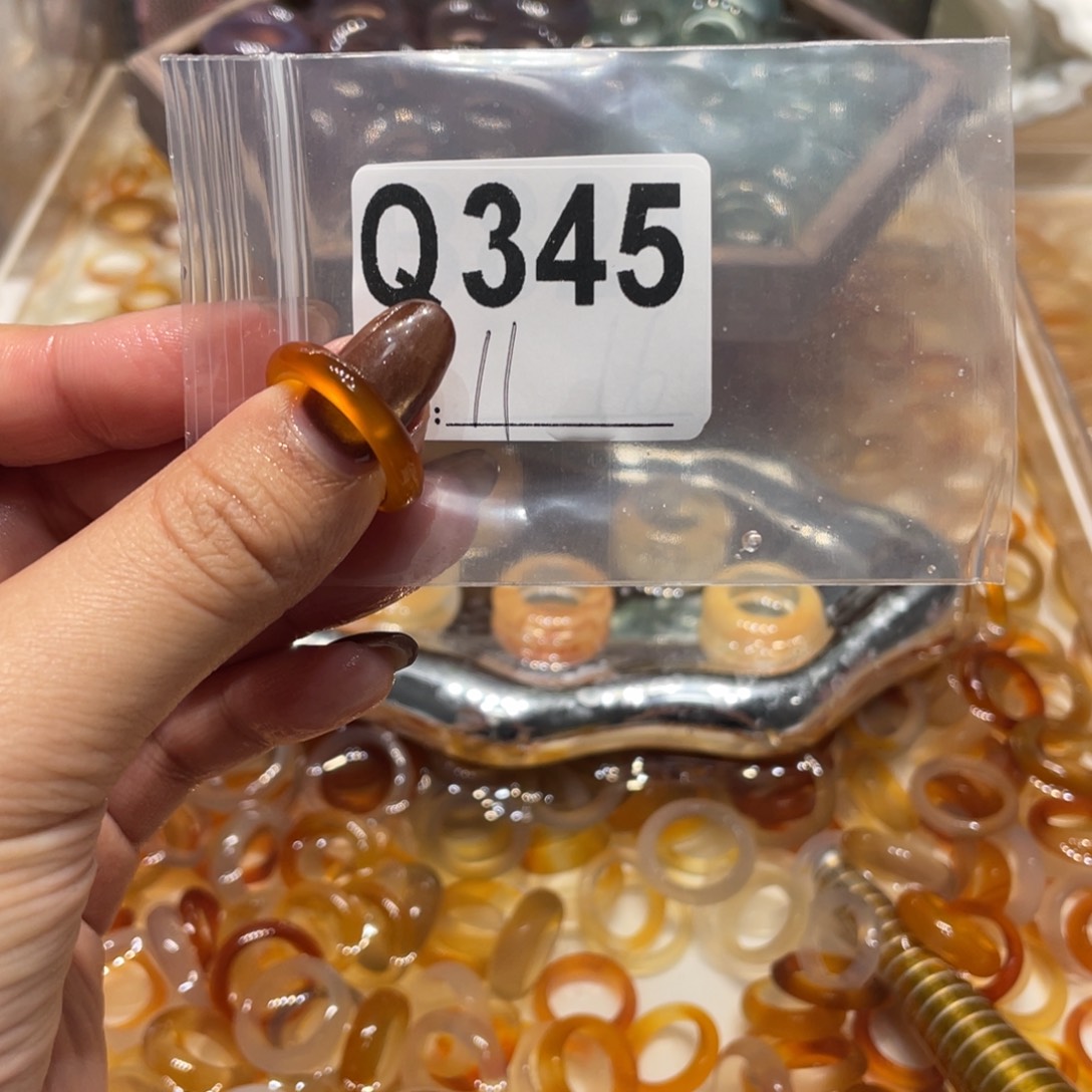 玛瑙/玉髓未镶嵌戒指345