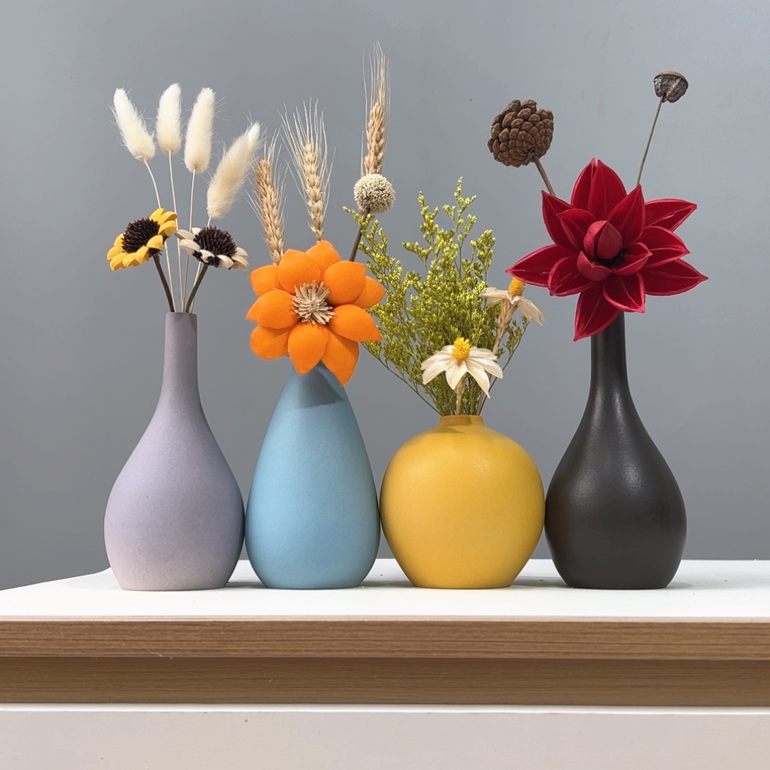 瓶花瓶带花高度20-30厘米左右