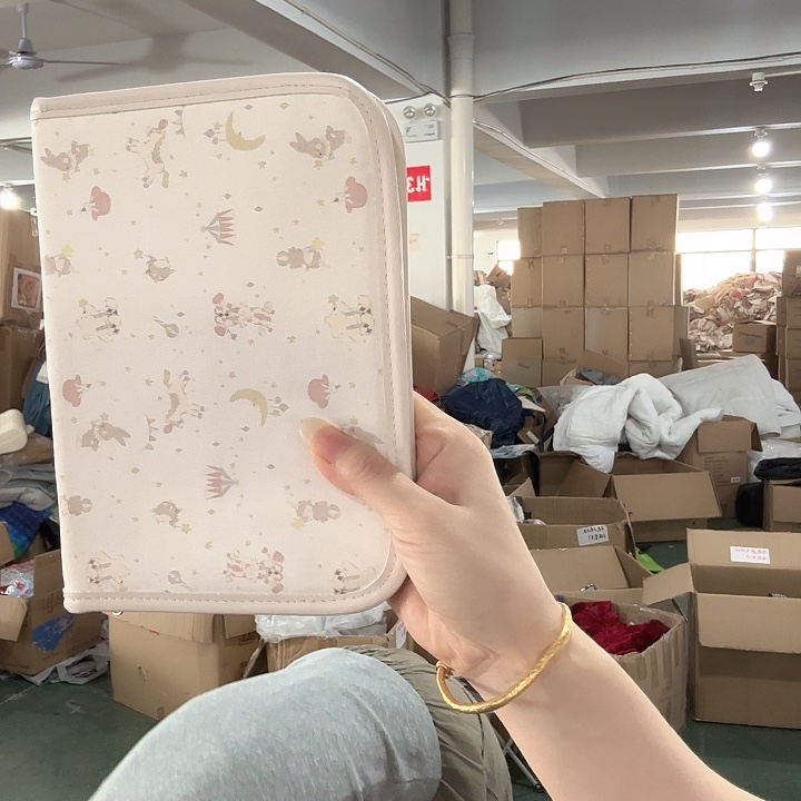 聚酯纤维多色某迪加大皮夹包