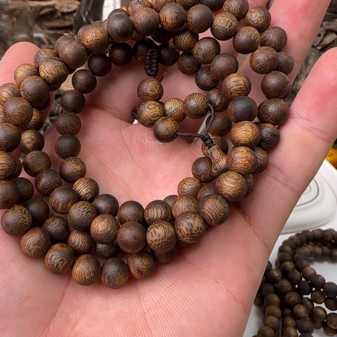 沉香沉香碎屑7mm17g多圈