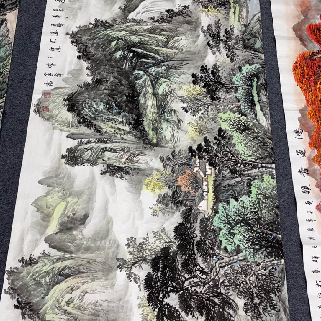 国画国画作品老师手绘