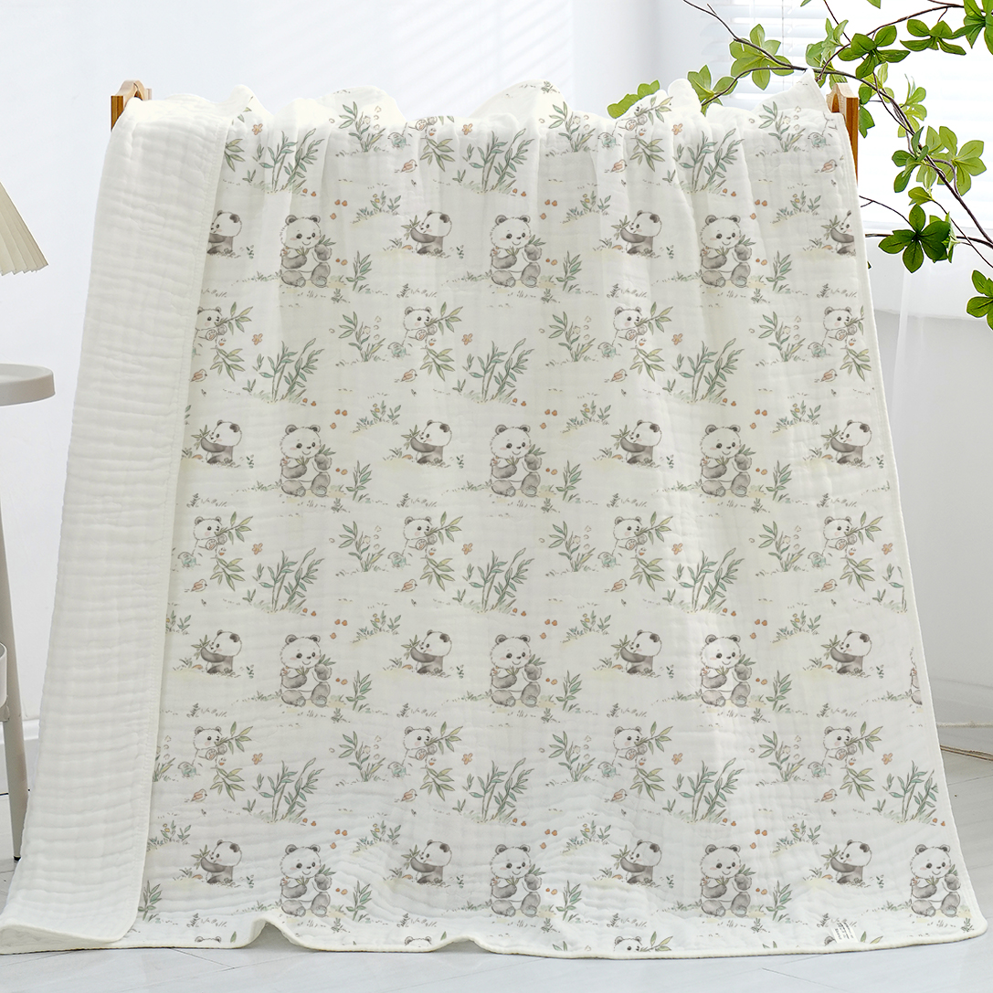 【贝瑞拉盒装竹荷纱罗浴巾】110*110新生儿亲肤洗澡吸水婴幼儿