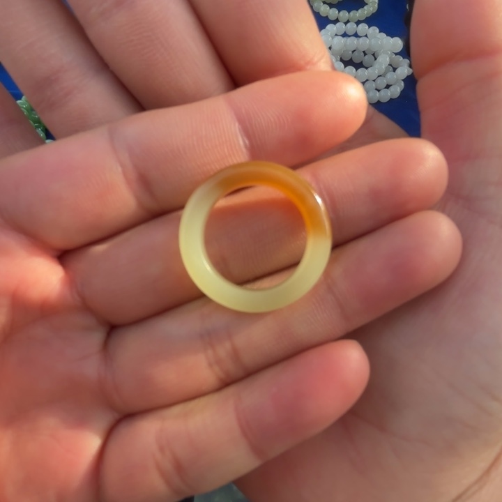 和田玉（糖玉）未镶嵌戒指