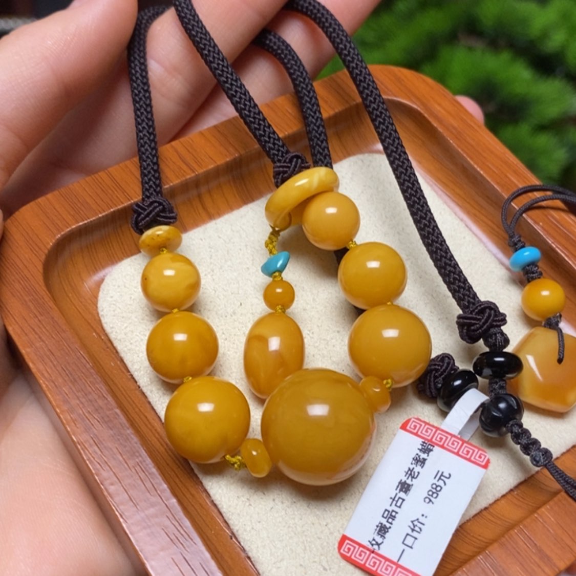 【闪购商品】蜜蜡颈饰未镶嵌项链