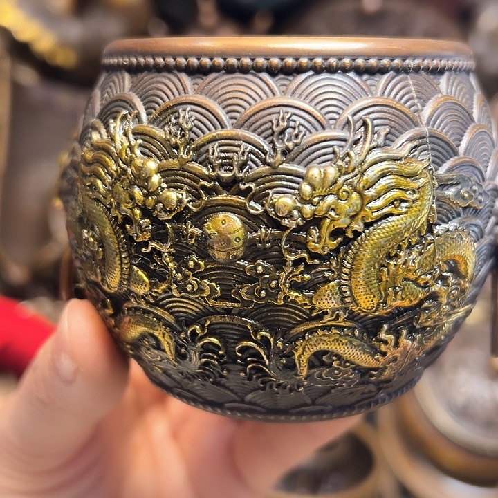 铜器摆件老王直播间