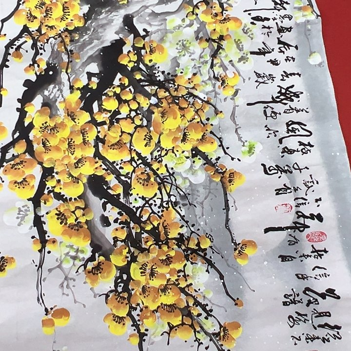 国画本人纯手绘手绘作品