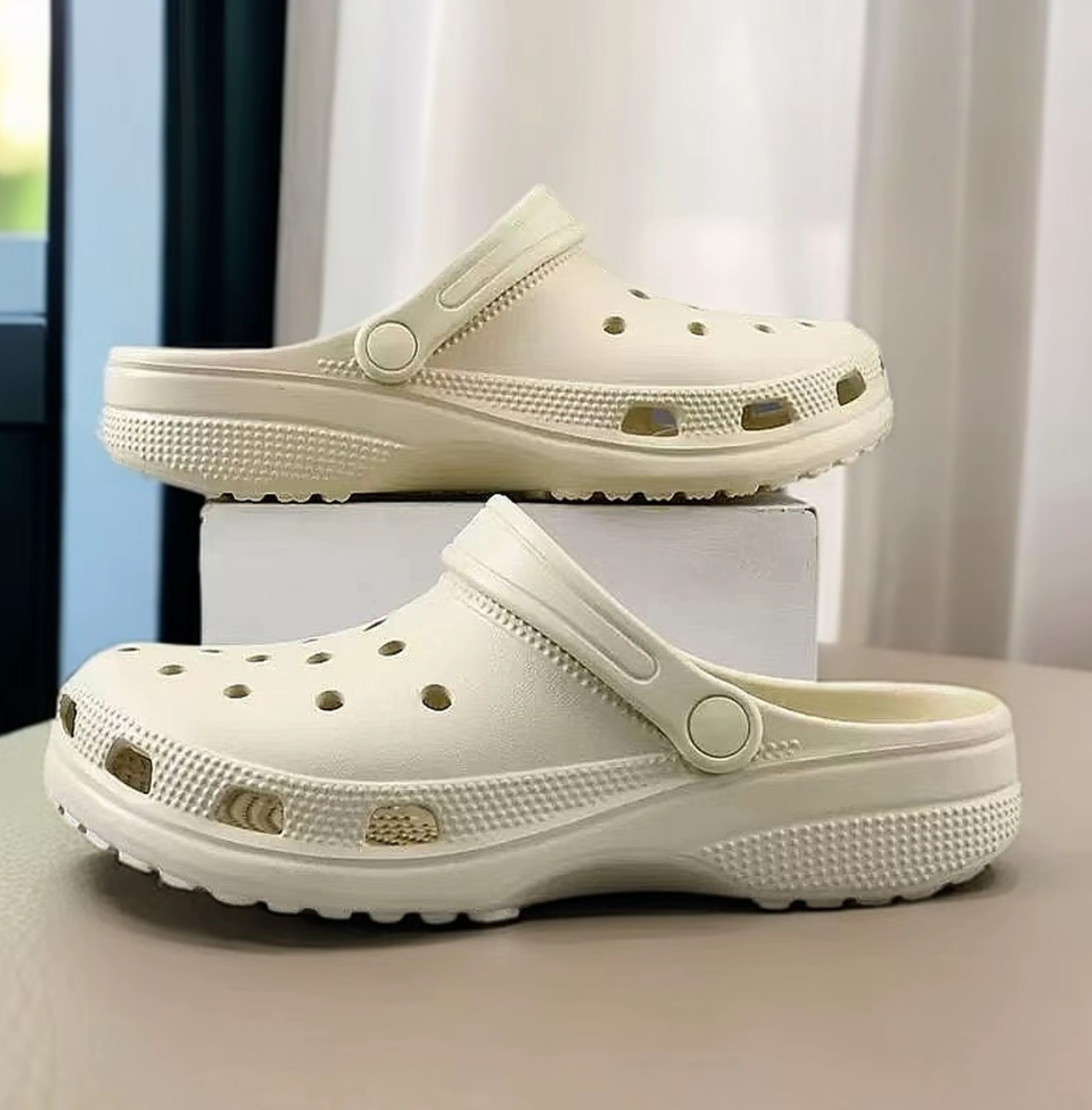 洞洞鞋铭铭醒醒同款_2cm全新未拆封