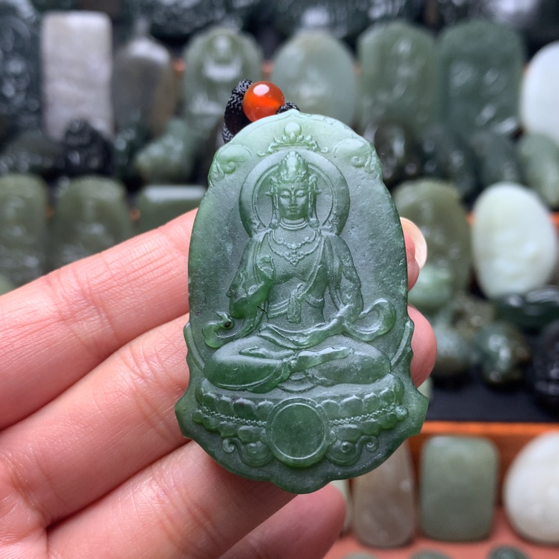 和田玉颈饰未镶嵌挂件24