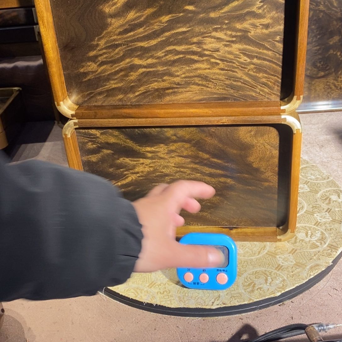 金丝楠鹤**影金丝楠木工艺品