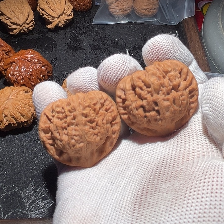 文玩核桃把件官帽