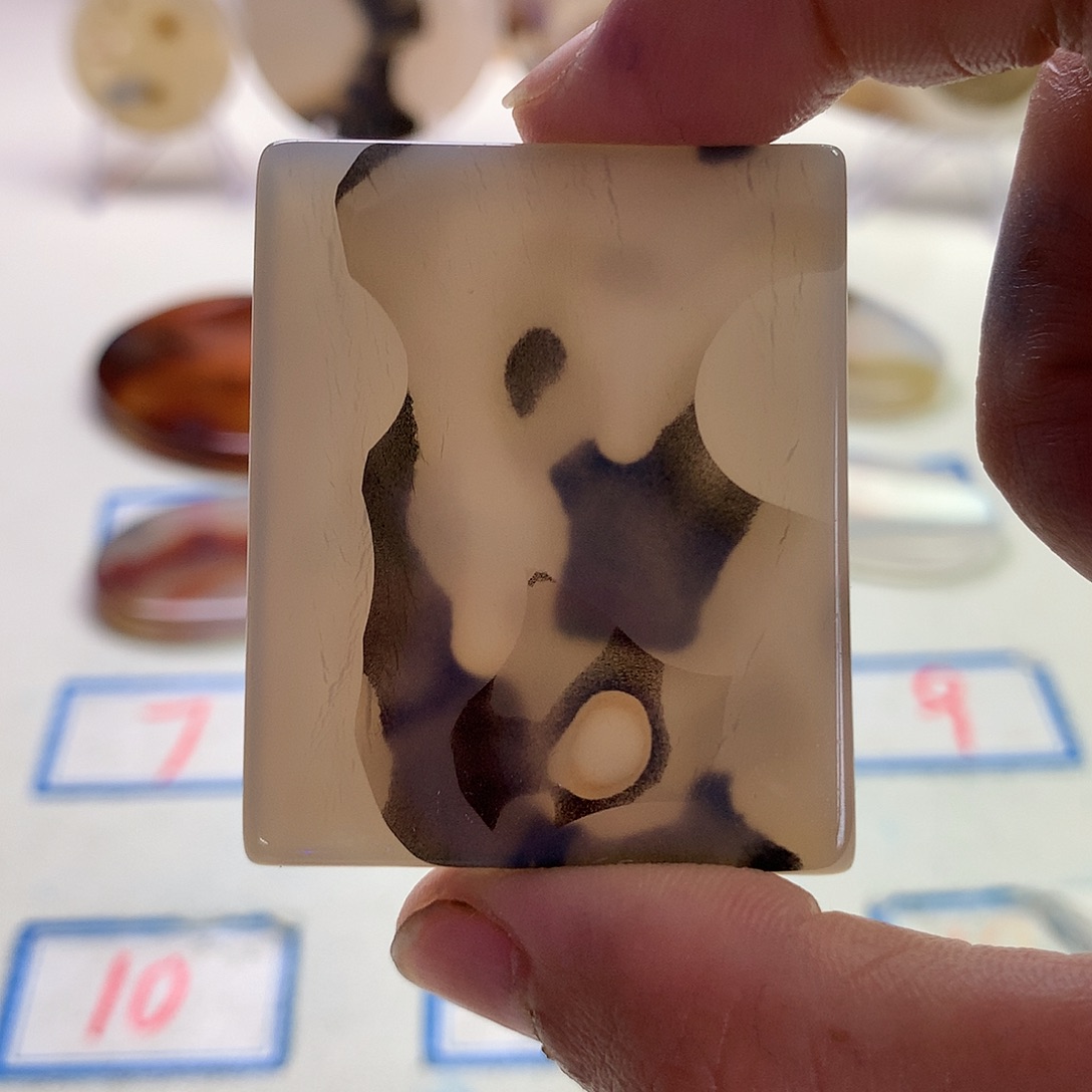 未镶嵌玛瑙/玉髓珠宝半成品