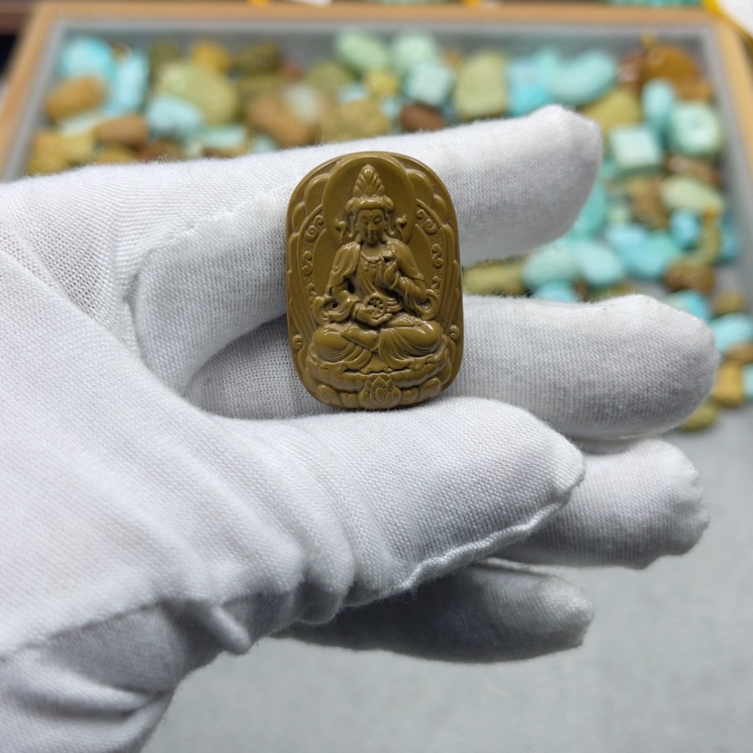 绿松石挂件未镶嵌