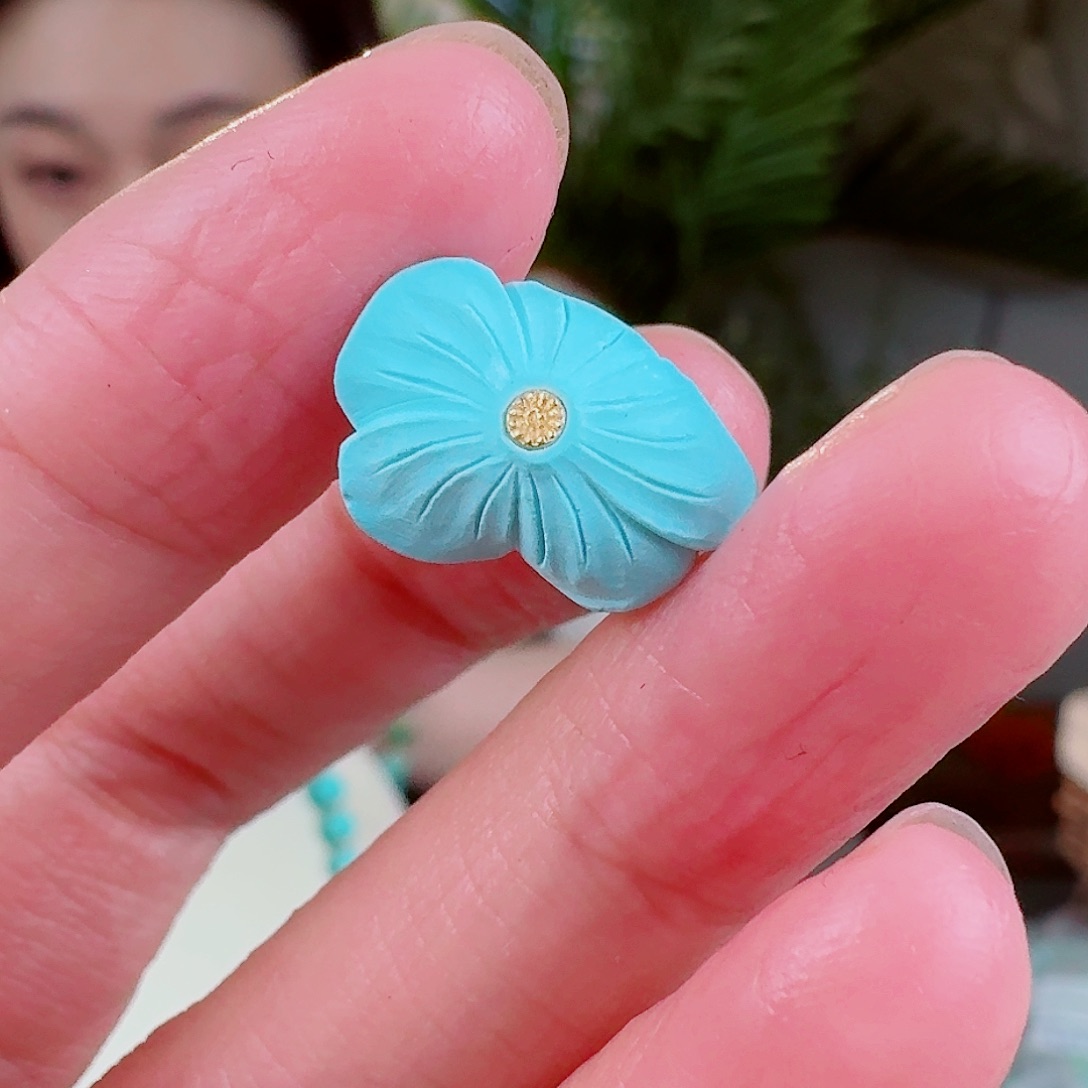 绿松石珠宝奇石未镶嵌