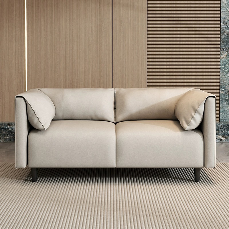 YS-603现代简约2025年新款全皮皮艺沙发双人三人位落地家用服装店