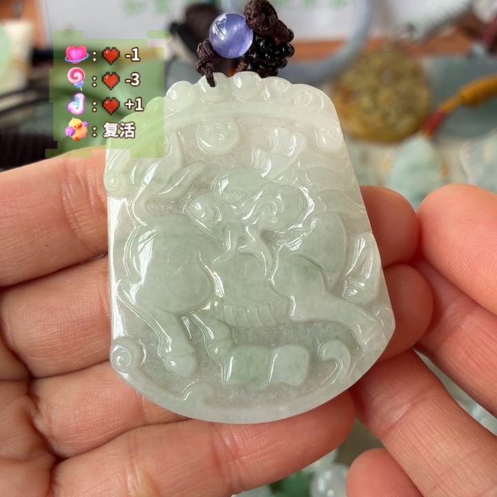 翡翠未镶嵌颈饰天然翡翠