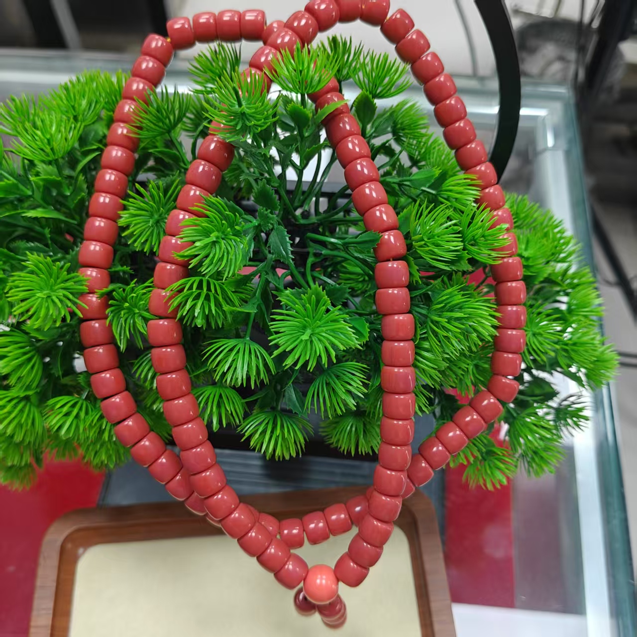 时尚山楂链气质百搭108珠项链