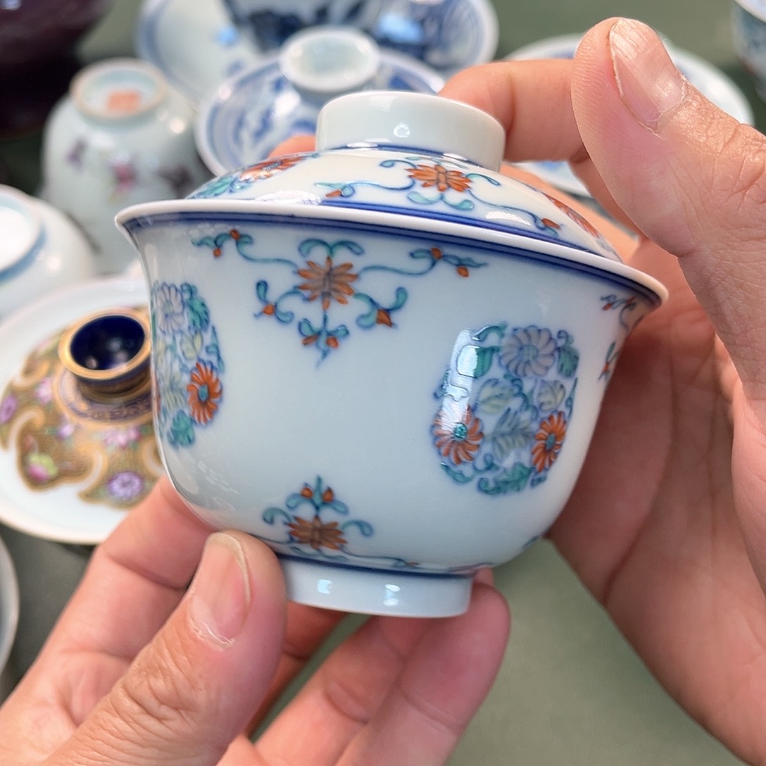 杯青花瓷器青花瓷器