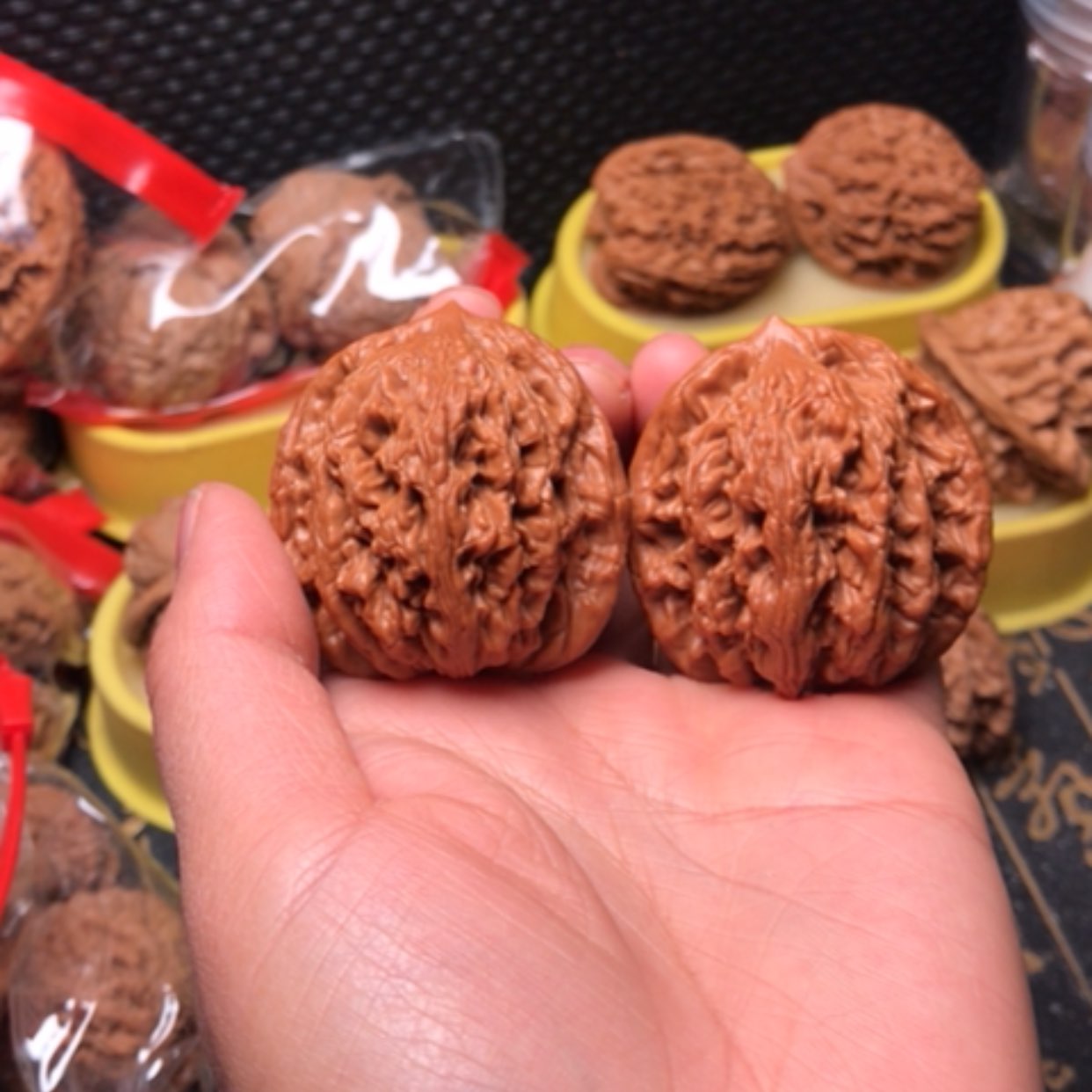 【闪购商品】核桃手串/手链石子虎文玩核桃