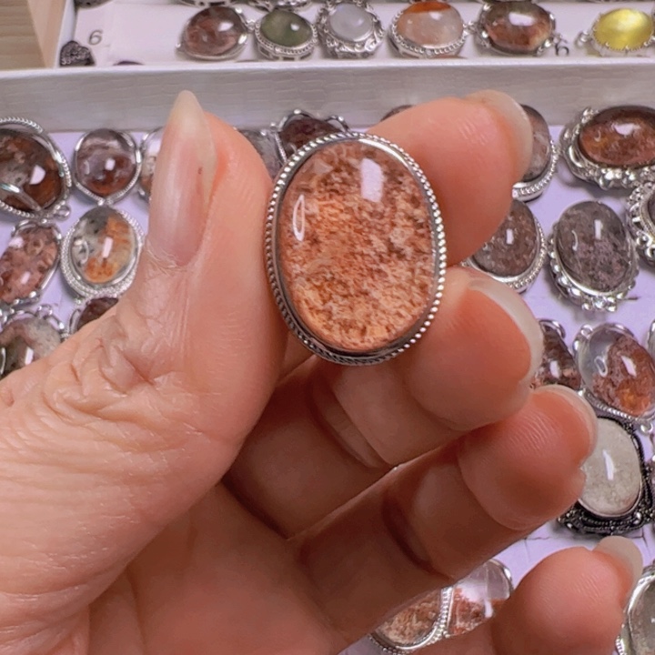 水晶手链银S800镀金镶嵌森**森