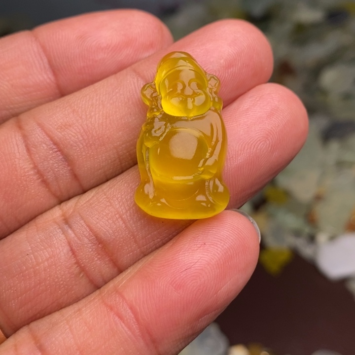 蛇纹石玉颈饰合金181