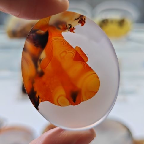 玛瑙/玉髓未镶嵌吊坠(不含链)100号