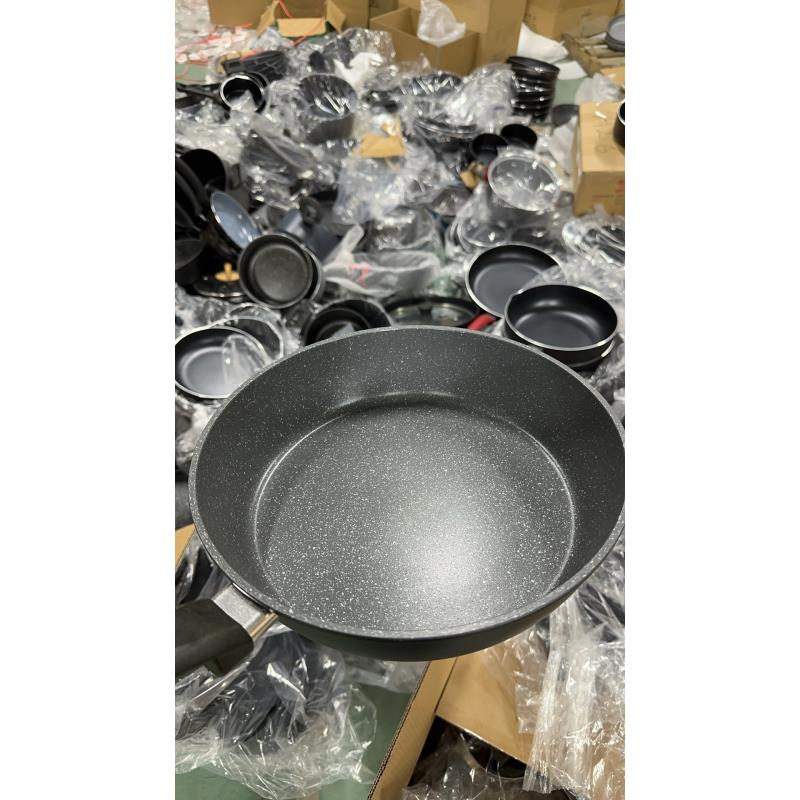 A79炒锅煎锅不粘锅口径28高度5 外贸尾货部分微瑕，介意勿拍