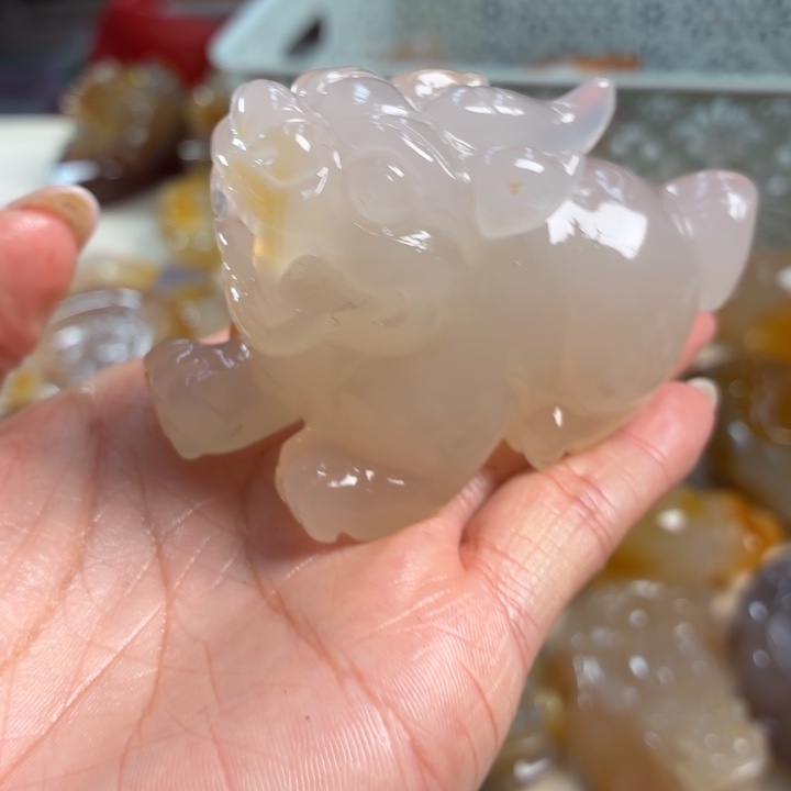 玛瑙/玉髓未镶嵌吊坠(不含链)