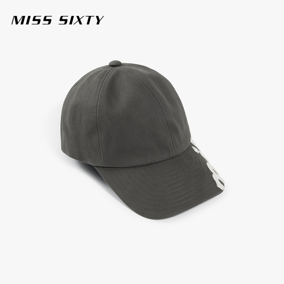 Miss Sixty2025新款帽子女经典撞色字母刺绣可调节鸭舌帽棒球帽
