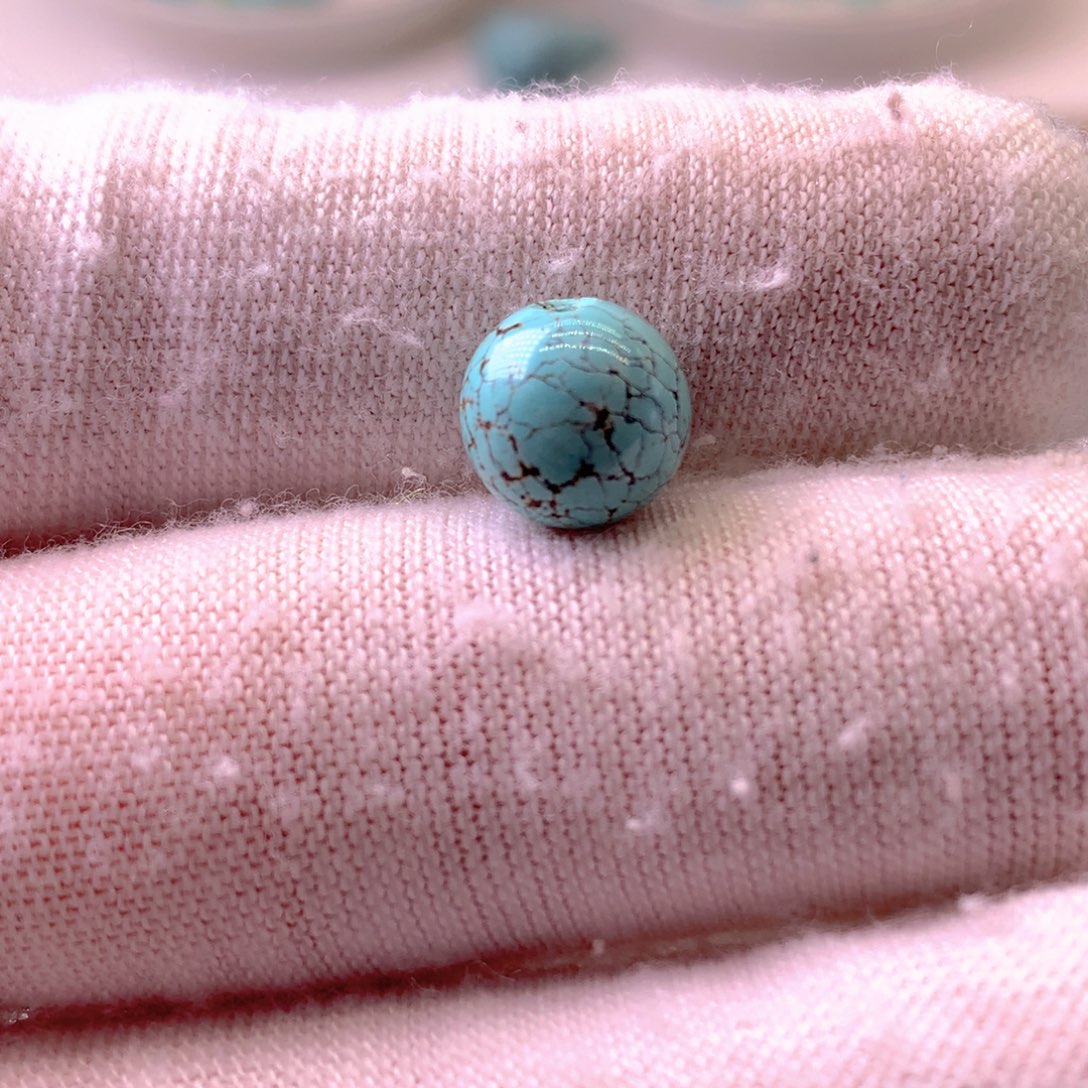 绿松石未镶嵌挂件