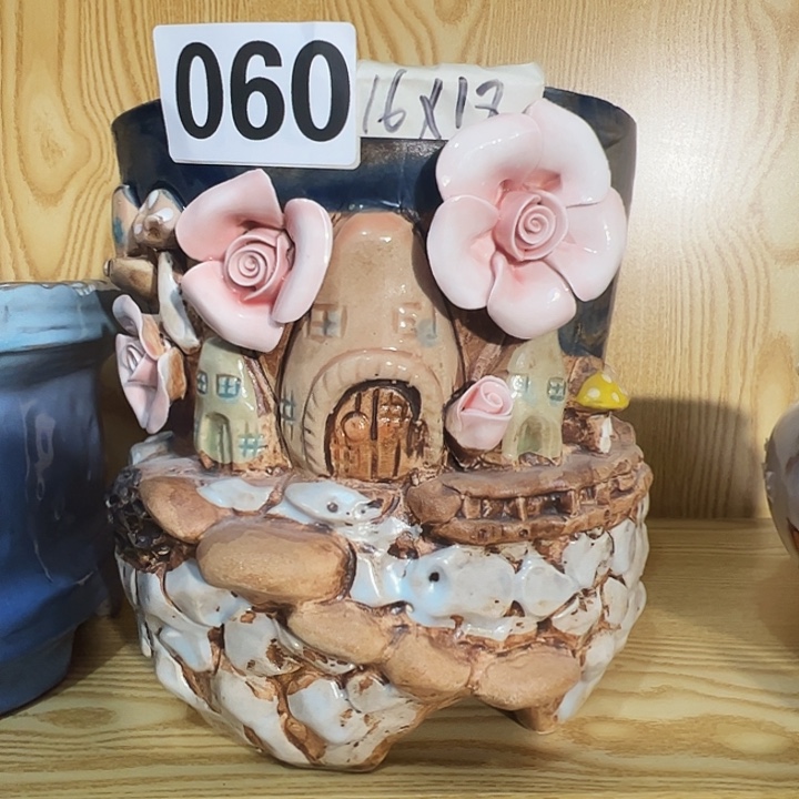 陶瓷多肉花盆满15包邮