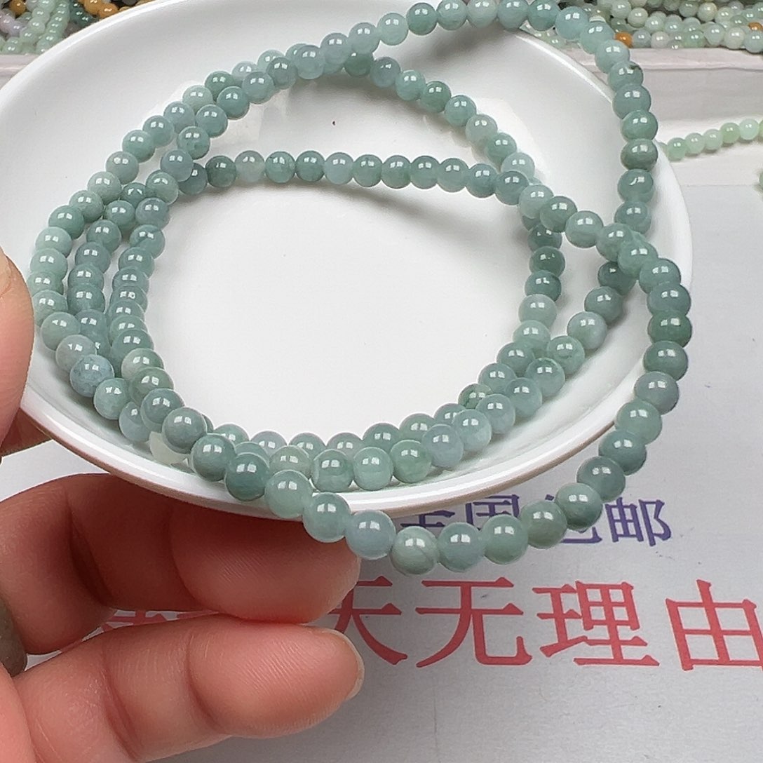 翡翠手链未镶嵌小*儿货主老华