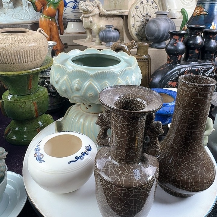 摆件爱*玩瓷器和陶器等