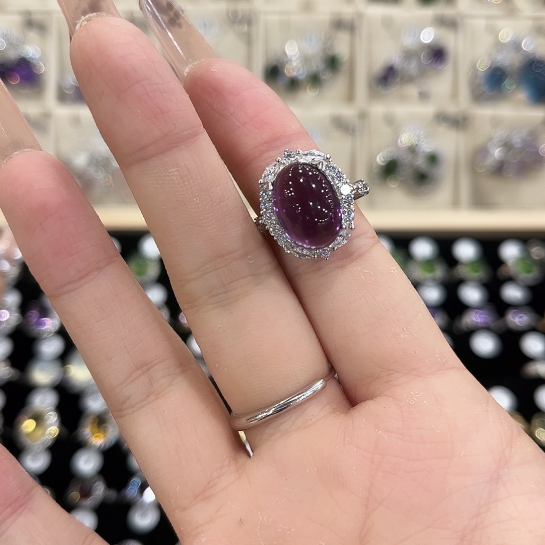 x***.紫晶银S925镶嵌戒指