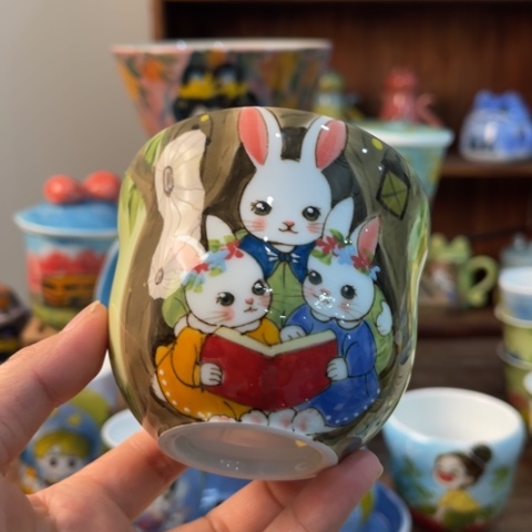 炉景德镇釉下手绘陶瓷 