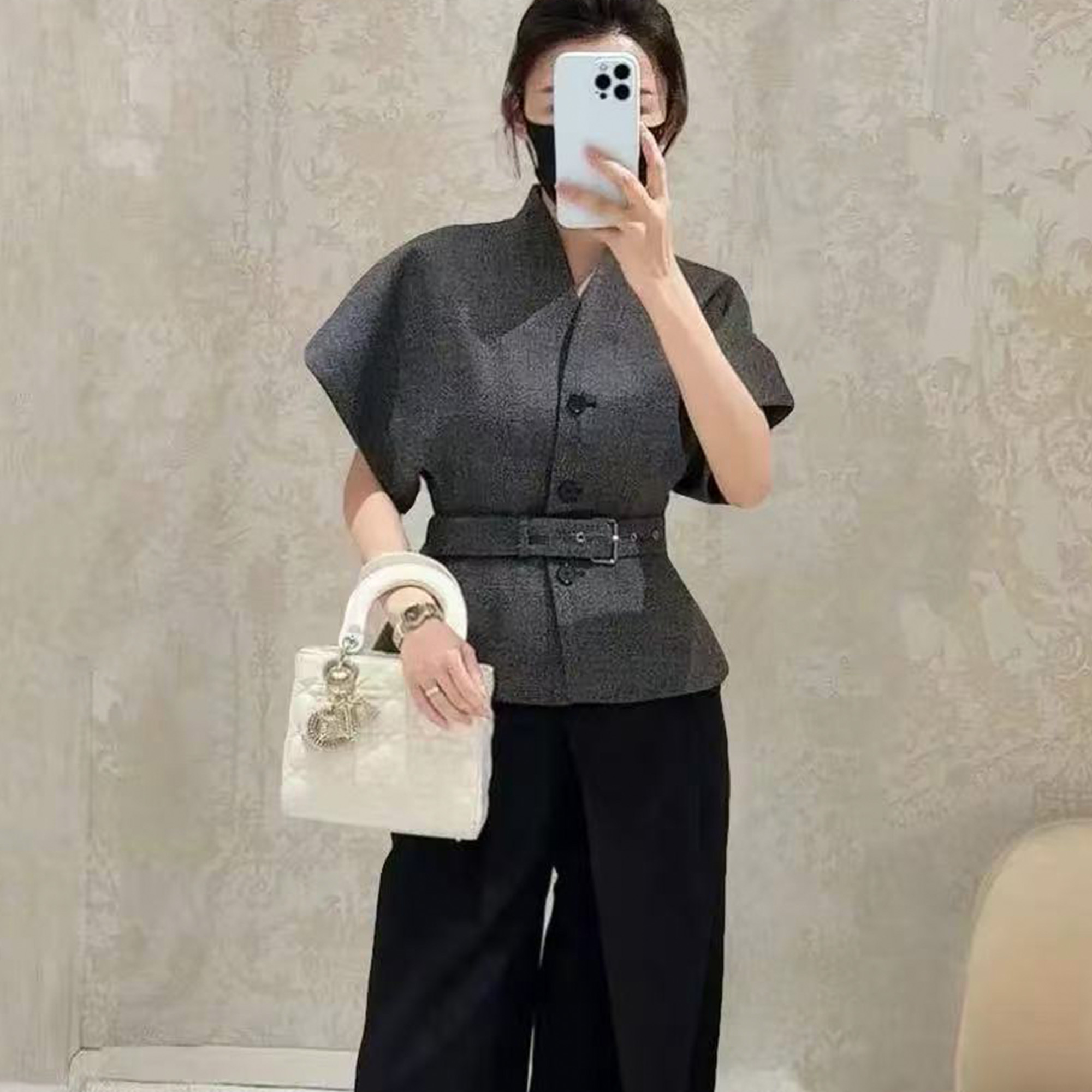 未使用 DIOR/迪奥 系腰带休闲夹克