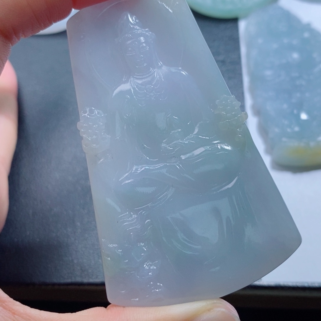 定制翡翠未镶嵌定制吊坠