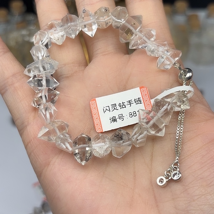 水晶颈饰未镶嵌闪灵钻手链