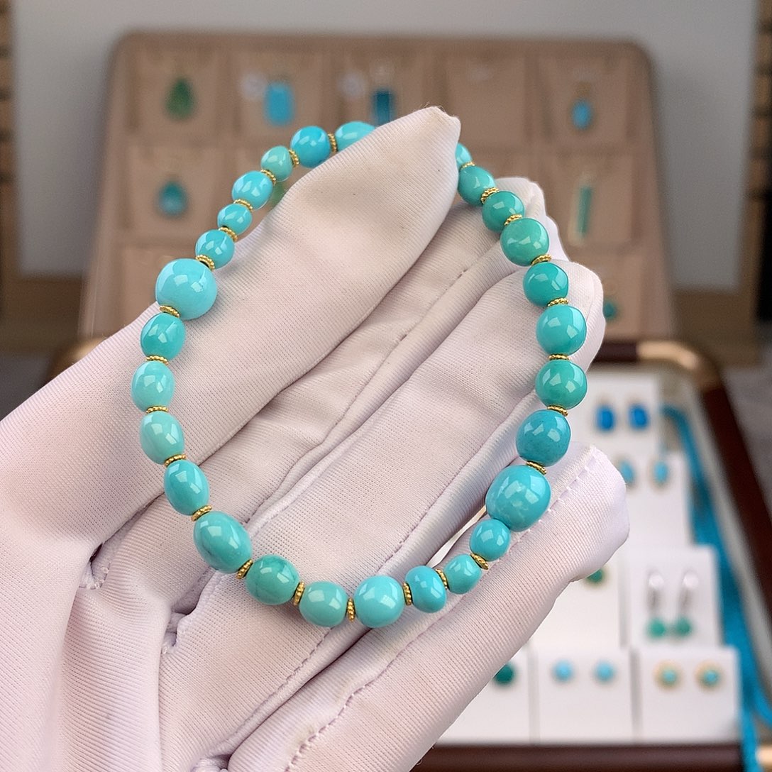 绿松石未镶嵌手链