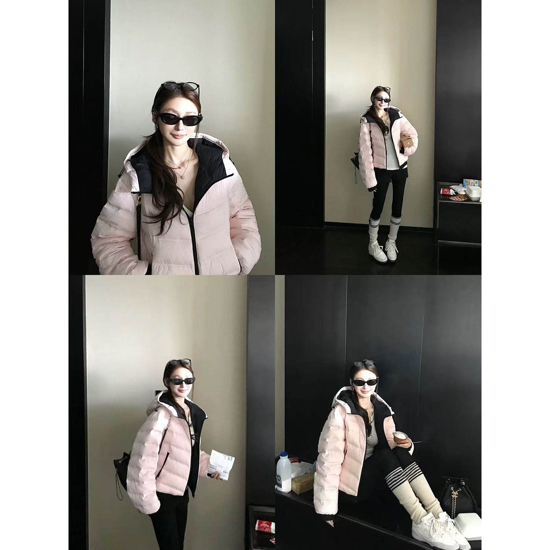 MEENI@1837 韩系时尚百搭休闲排骨外套 （衣长54）12-25