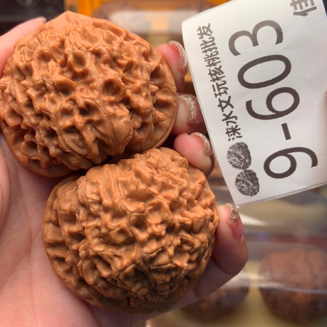 文玩核桃把件51官帽 