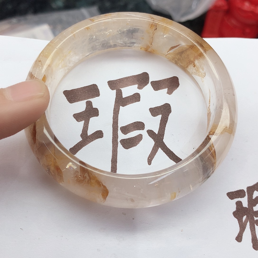 水晶手镯未镶嵌008（瑕疵60