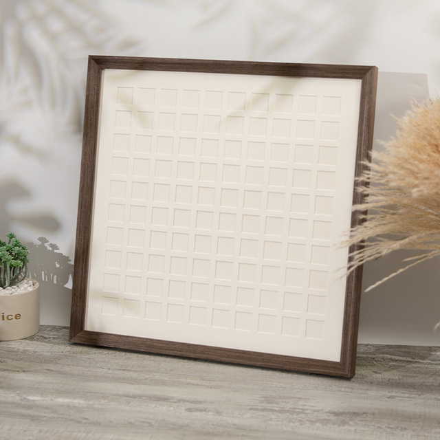 九宫格相框挂墙36实木48情侣结婚周年照片100画框diy纪念礼物摆台