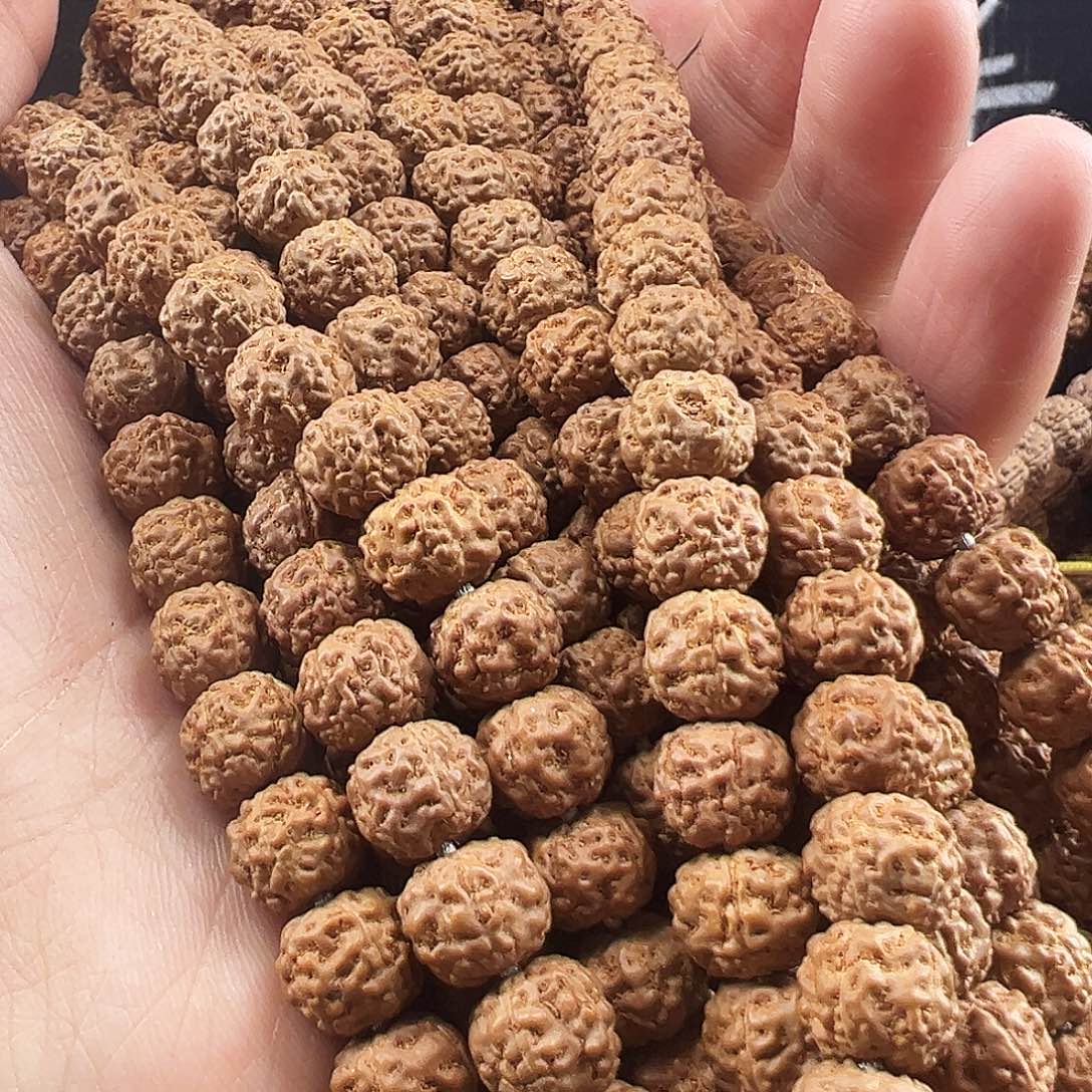 金刚菩提吊坠小苹果9m，114颗颗秒沉水两条保108