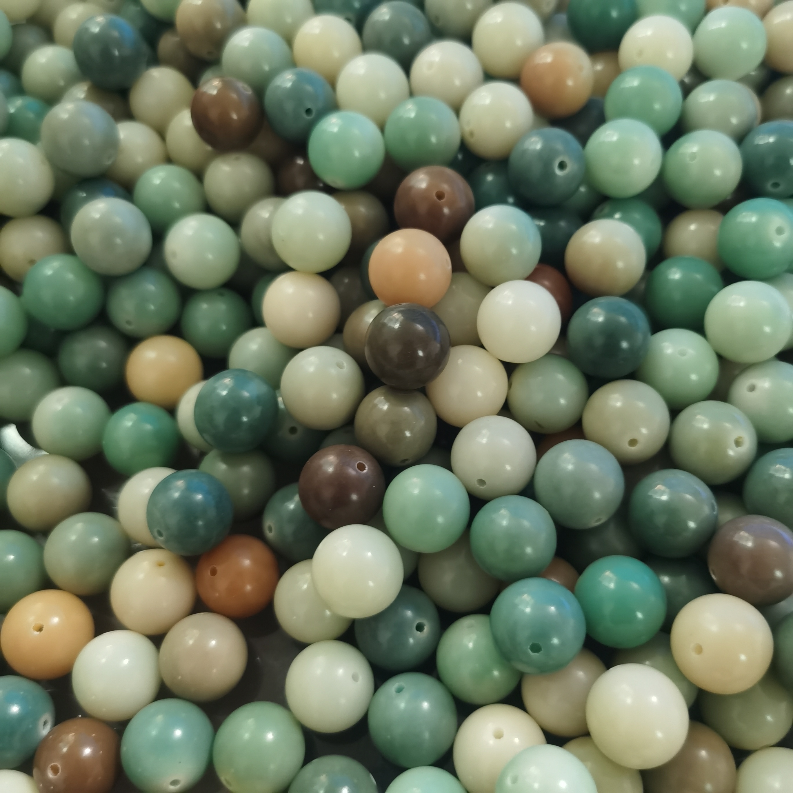 16mm天然菩提根散珠手工DIY配饰高油木质文玩念珠k16菩提根多彩