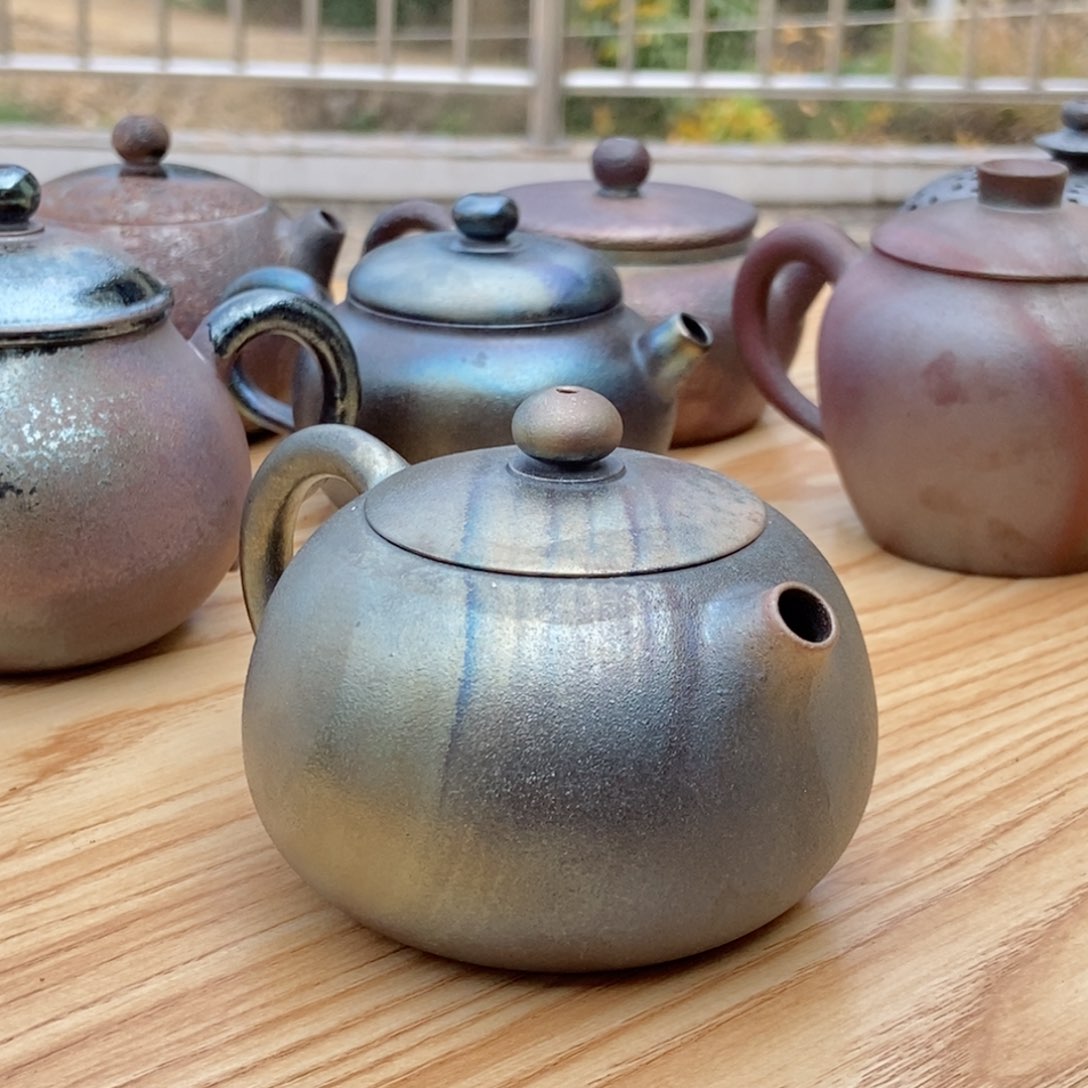 建水紫陶柴烧茶具