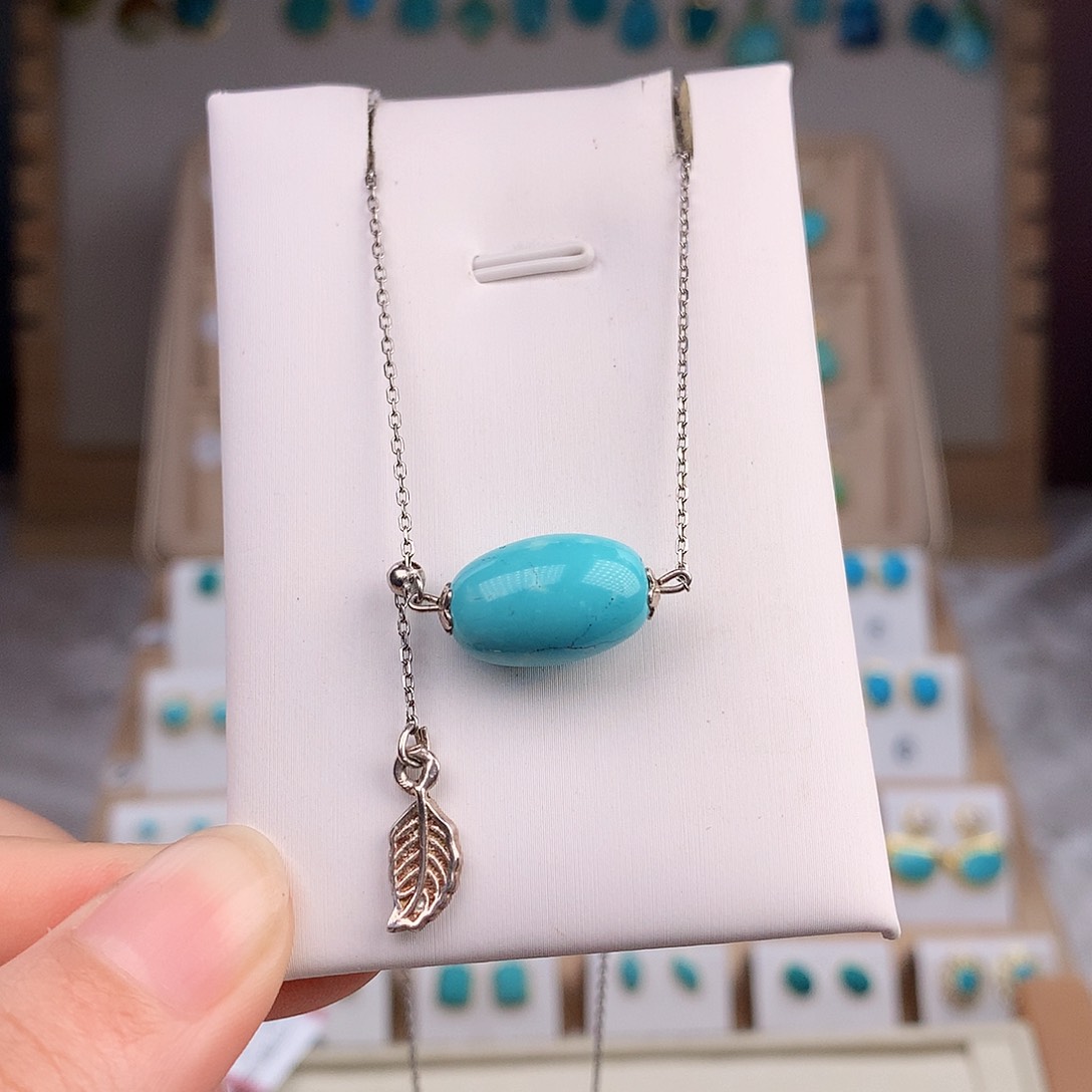 绿松石戒指银S925镶嵌