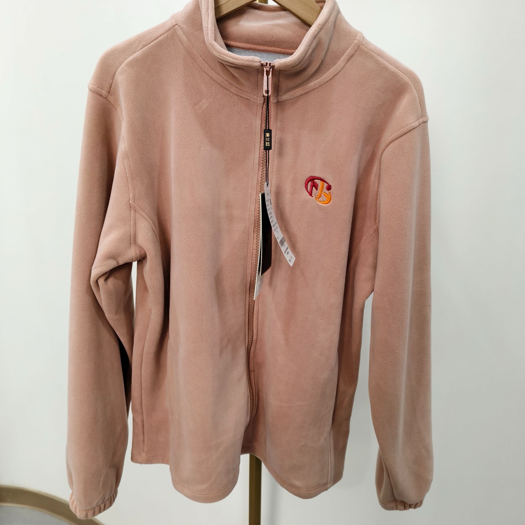 W2117长袖冬季保暖加绒加厚款短外套上衣立领加厚加绒